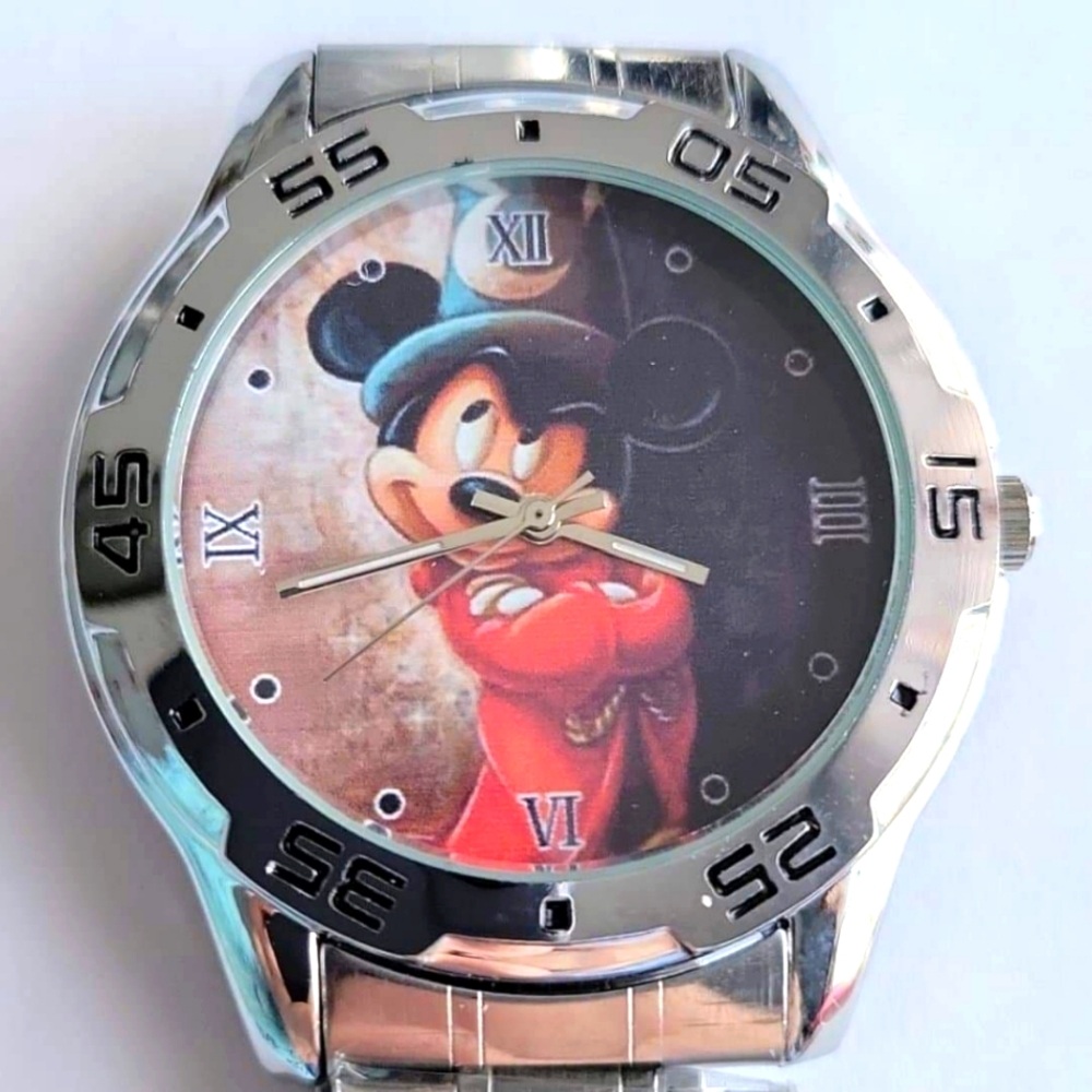 Mickey Mouse Stainless Steel Watch